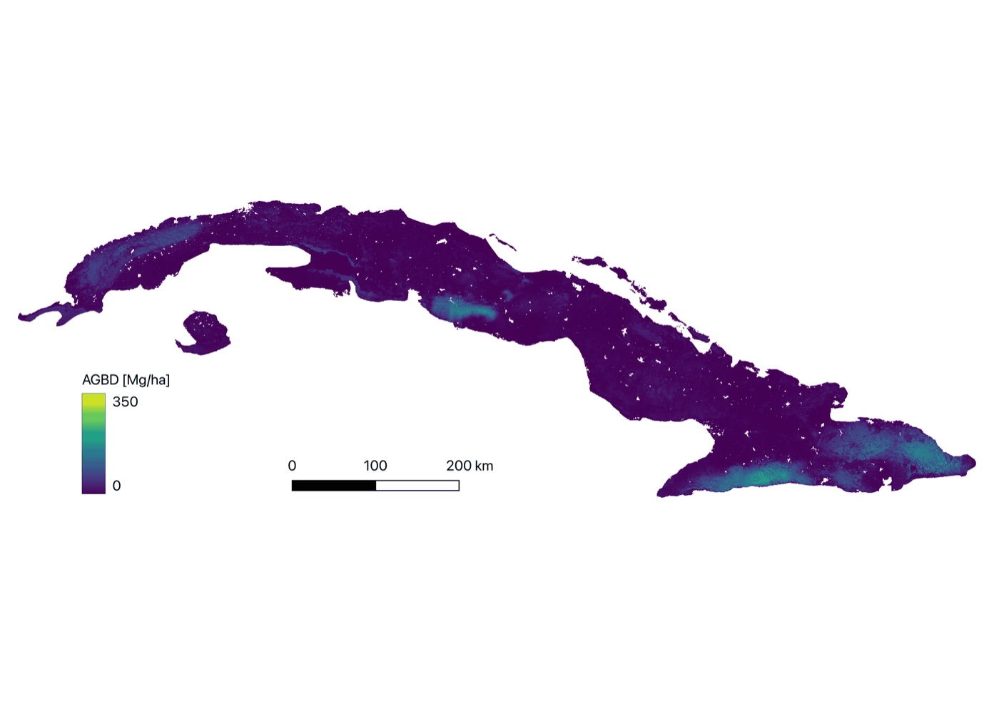 AGB map of Cuba