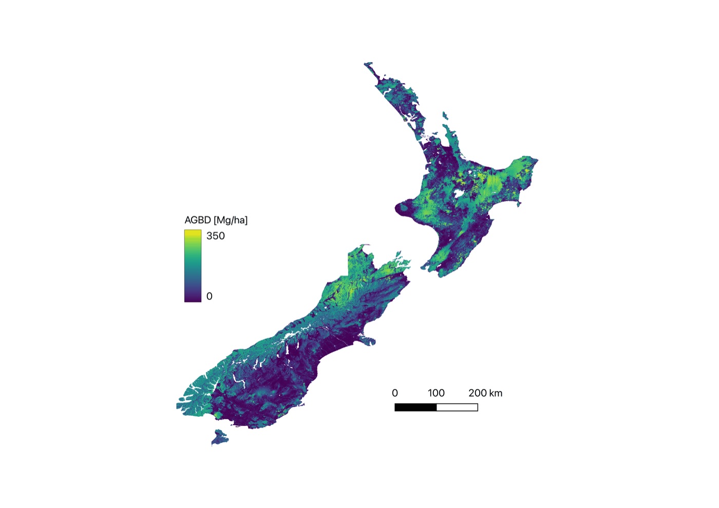 AGB map of New Zealand