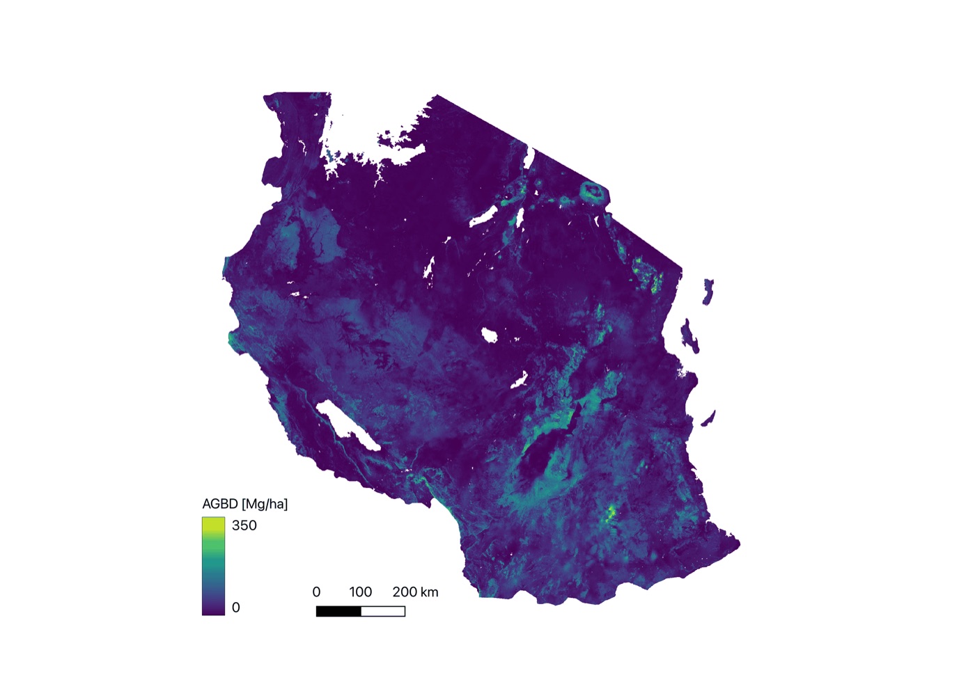 AGB map of Tanzania